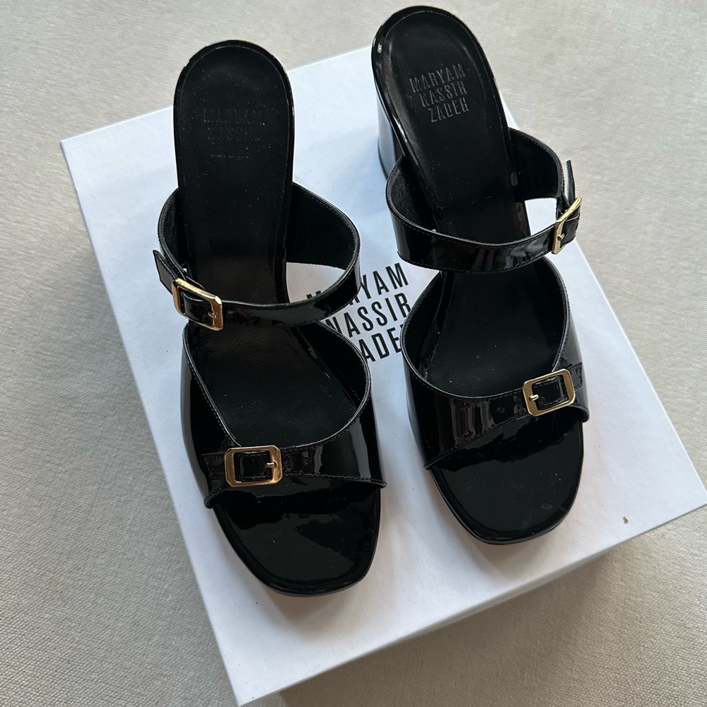 BNIB Maryam Nassir Zadeh Una Sandals - Picture 3 of 7